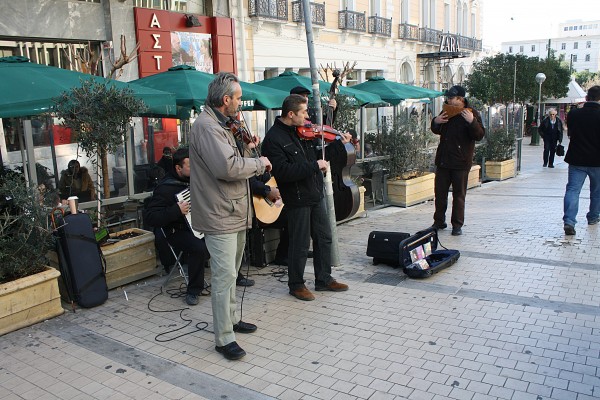 Street musicians